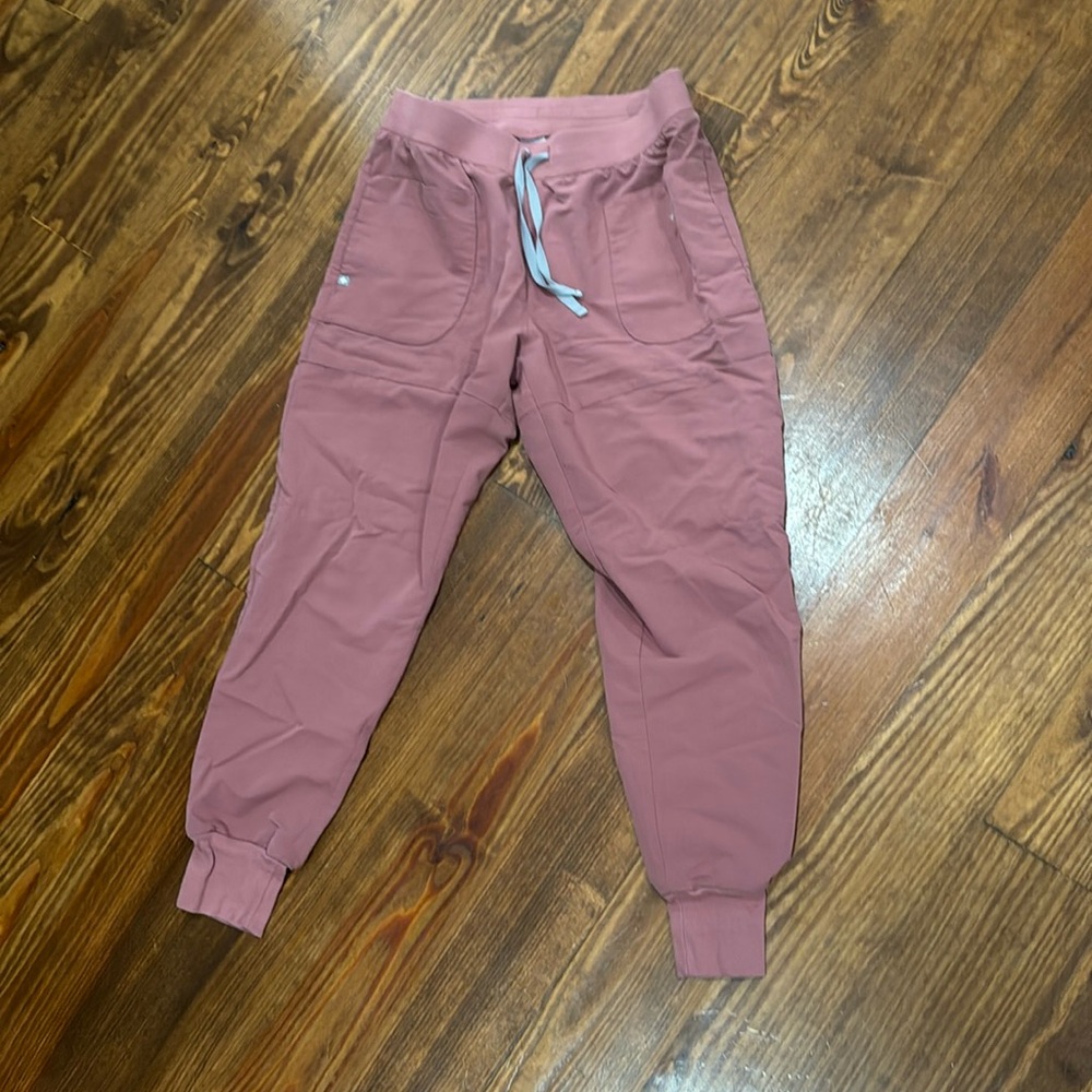 Mauve scrub pants XL tall joggers figs scrubs